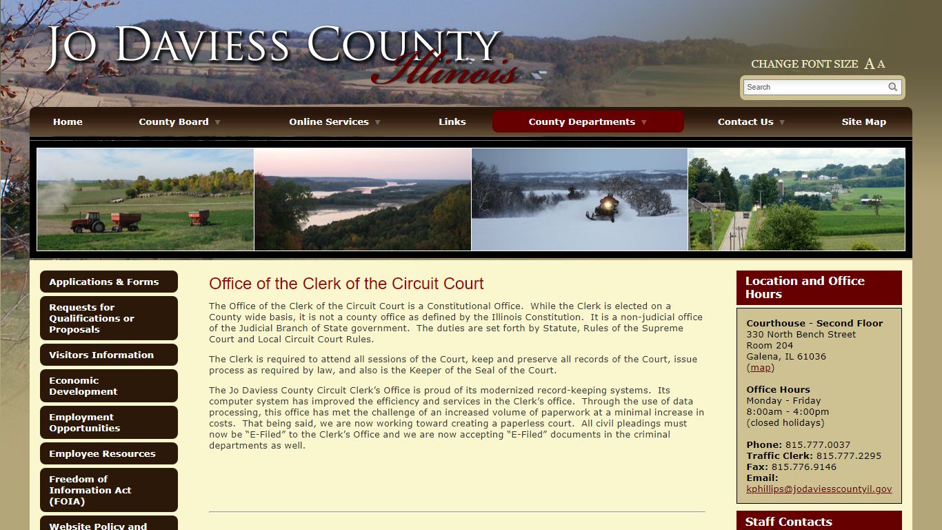 Circuit Clerk - Welcome to Jo Daviess County, Illinois